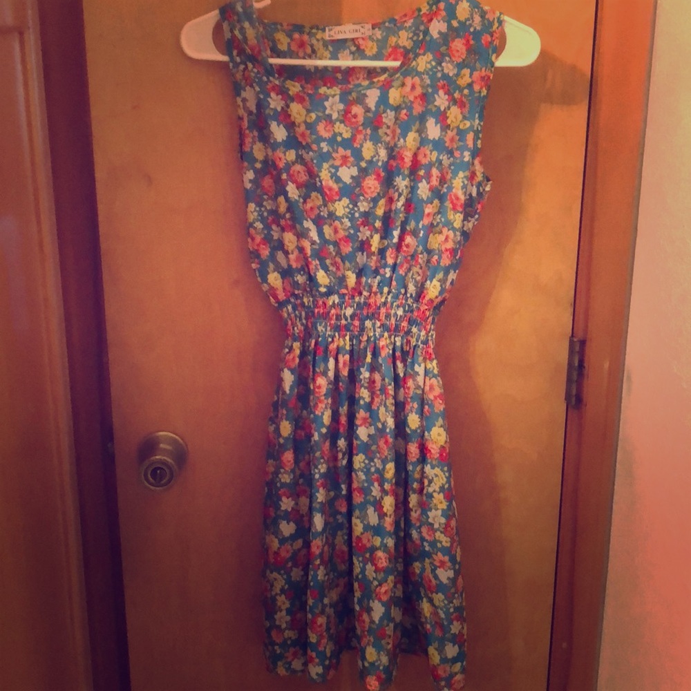 Floral print dress